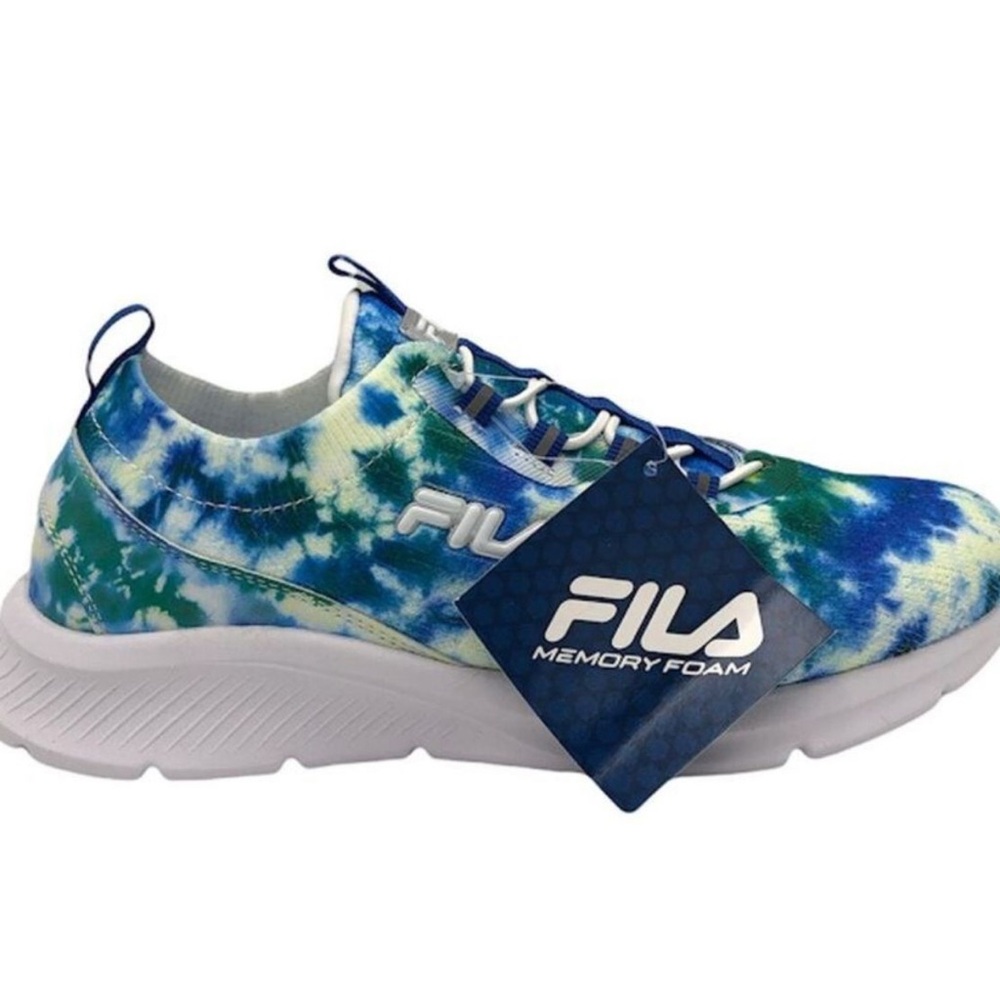 Fila Memory Foam Memory Skyway 2.0 Tye Dye Sneakers - Picture 3 of 5